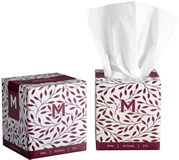 Luxury Facial Tissues White, 3 Ply, 65 Sheets, 36 packs Per Box